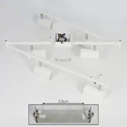 Javel Deckenleuchte Chrom, Weiß, 6-flammig -Lampe Verkäufe javel deckenleuchte h3456644 4