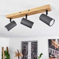 Javel Deckenleuchte Holzoptik, Schwarz, 3-flammig -Lampe Verkäufe javel deckenleuchte h3563991 11