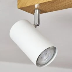 Javel Deckenleuchte Braun, Chrom, Holzoptik, 3-flammig -Lampe Verkäufe javel deckenleuchte h3564042 2