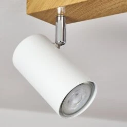 Javel Deckenleuchte Braun, Chrom, Holzoptik, 4-flammig -Lampe Verkäufe javel deckenleuchte h3564059 2