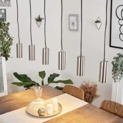 Javel Hängeleuchte Nickel-Matt, 6-flammig