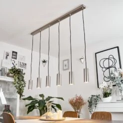 Javel Hängeleuchte Nickel-Matt, 6-flammig -Lampe Verkäufe javel haengeleuchte h3627242 6