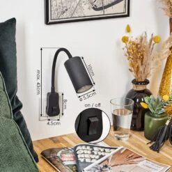 Javel Steckdosenleuchte Schwarz, 1-flammig -Lampe Verkäufe javel steckdosenleuchte h3628409 3