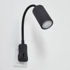 Javel Steckdosenleuchte Schwarz, 1-flammig -Lampe Verkäufe javel steckdosenleuchte h3628409 7