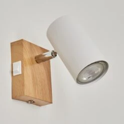 Javel Wandleuchte Chrom, Holzoptik, Naturfarben, 1-flammig -Lampe Verkäufe javel wandleuchte h3564028 7