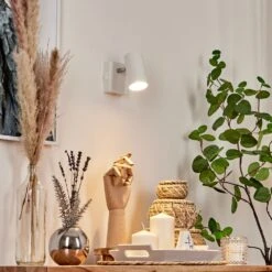 Javel Wandleuchte Chrom, Weiß, 1-flammig -Lampe Verkäufe javel wandleuchte h3611678 10