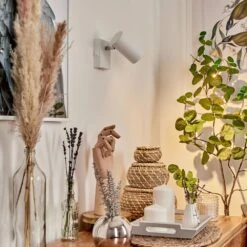 Javel Wandleuchte Chrom, Weiß, 1-flammig -Lampe Verkäufe javel wandleuchte h3611678 8