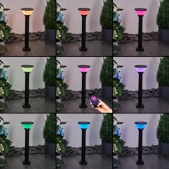 Joennierni Wegeleuchte LED Schwarz, 1-flammig, Bewegungsmelder, Farbwechsler 15 Joennierni Wegeleuchte LED Schwarz, 1-flammig, Bewegungsmelder, Farbwechsler -Lampe Verkäufe joennierni wegeleuchte h3580097 1