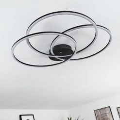 Johsa Deckenleuchte LED Schwarz, 3-flammig -Lampe Verkäufe johsa deckenleuchte h3381977 10