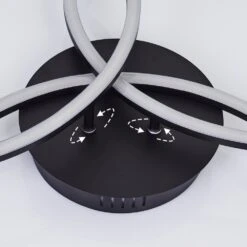 Johsa Deckenleuchte LED Schwarz, 3-flammig -Lampe Verkäufe johsa deckenleuchte h3381977 3