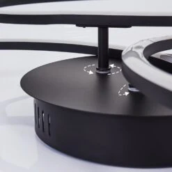 Johsa Deckenleuchte LED Schwarz, 3-flammig -Lampe Verkäufe johsa deckenleuchte h3381977 6