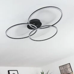 Johsa Deckenleuchte LED Schwarz, 3-flammig -Lampe Verkäufe johsa deckenleuchte h3381977 7