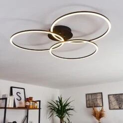 Johsa Deckenleuchte LED Schwarz, 3-flammig -Lampe Verkäufe johsa deckenleuchte h3381977 9