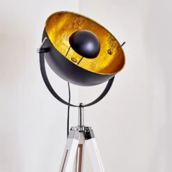 Jupiter Stehleuchte Schwarz-Gold, Weiß, 1-flammig -Lampe Verkäufe jupiter stehleuchte h3280058 do3 14