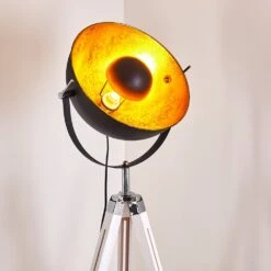 Jupiter Stehleuchte Schwarz-Gold, Weiß, 1-flammig -Lampe Verkäufe jupiter stehleuchte h3280058 do3 6