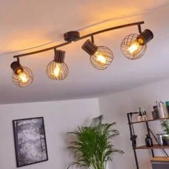 Kenia Deckenleuchte Grau, Schwarz, 4-flammig -Lampe Verkäufe kenia deckenleuchte h3378199 13