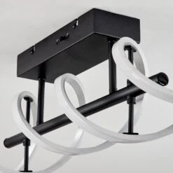 Khovet Deckenleuchte LED Schwarz, 1-flammig -Lampe Verkäufe khovet deckenleuchte h3680179 5