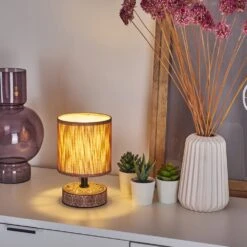 Kigombo Tischleuchte Braun, 1-flammig -Lampe Verkäufe kigombo tischleuchte h3386828 6