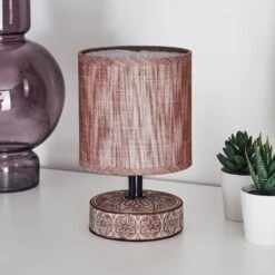 Kigombo Tischleuchte Braun, 1-flammig -Lampe Verkäufe kigombo tischleuchte h3386828 9