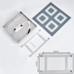 Kingsta Deckenpanel LED Chrom, 1-flammig -Lampe Verkäufe kingsta deckenpanel h3723982 4