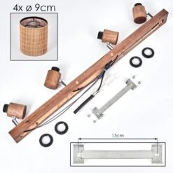 Kinnared Deckenleuchte Chrom, Dunkelbraun, 4-flammig -Lampe Verkäufe kinnared deckenleuchte h3733523 4