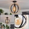 Kintore Deckenleuchte Holz Hell, Schwarz, 1-flammig -Lampe Verkäufe kintore deckenleuchte h3614693 0