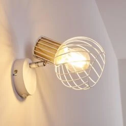 Koler Wandleuchte Weiß, 1-flammig -Lampe Verkäufe koler wandleuchte h3320112 19