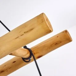 Kotor Pendelleuchte Holz Hell, Schwarz, 4-flammig -Lampe Verkäufe kotor pendelleuchte h3367568 10