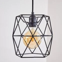 Kotor Pendelleuchte Holz Hell, Schwarz, 4-flammig -Lampe Verkäufe kotor pendelleuchte h3367568 18