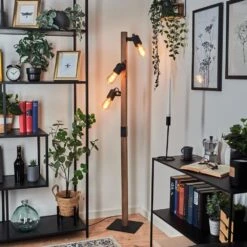 Kouk Stehleuchte Naturfarben, Schwarz, 3-flammig -Lampe Verkäufe kouk stehleuchte h3633229 6