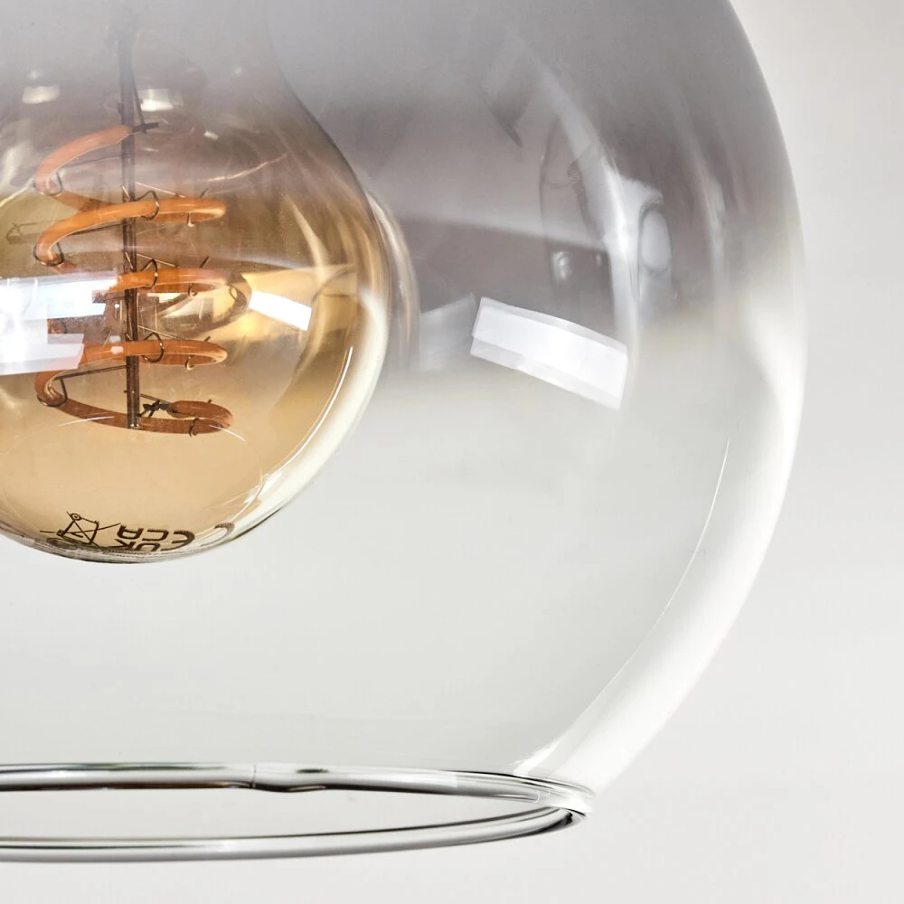 Koyoto Deckenleuchte Glas 15 Cm Naturfarben, Schwarz, 3-flammig 8 Koyoto Deckenleuchte Glas 15 Cm Naturfarben, Schwarz, 3-flammig – Bild 6