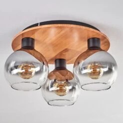 Koyoto Deckenleuchte Glas 15 Cm Naturfarben, Schwarz, 3-flammig 19 Koyoto Deckenleuchte Glas 15 Cm Naturfarben, Schwarz, 3-flammig -Lampe Verkäufe koyoto deckenleuchte glas 15 cm h3718919 7