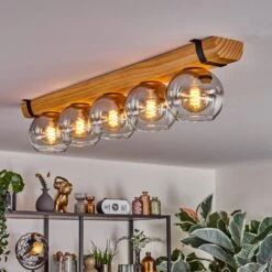 Koyoto Deckenleuchte Glas 15 Cm Naturfarben, Schwarz, 5-flammig -Lampe Verkäufe koyoto deckenleuchte glas 15 cm h3818596 10