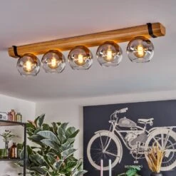 Koyoto Deckenleuchte Glas 15 Cm Naturfarben, Schwarz, 5-flammig -Lampe Verkäufe koyoto deckenleuchte glas 15 cm h3818596 8