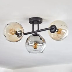 Koyoto Deckenleuchte Glas 15 Cm Bernsteinfarben, Klar, Rauchfarben, 3-flammig -Lampe Verkäufe koyoto deckenleuchte glas 15 cm h3858905 7