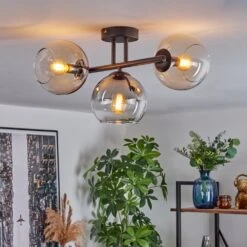 Koyoto Deckenleuchte Glas 15 Cm Bernsteinfarben, Klar, Rauchfarben, 3-flammig -Lampe Verkäufe koyoto deckenleuchte glas 15 cm h3858905 8