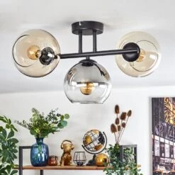 Koyoto Deckenleuchte Glas 15 Cm Bernsteinfarben, Klar, Rauchfarben, 3-flammig -Lampe Verkäufe koyoto deckenleuchte glas 15 cm h3858905 9