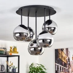 Koyoto Deckenleuchte Glas 15 Cm Chrom, Rauchfarben, 5-flammig -Lampe Verkäufe koyoto deckenleuchte glas 15 cm h3882528 9