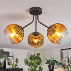 Koyoto Deckenleuchte Glas 15 Cm Gold, Klar, 3-flammig -Lampe Verkäufe koyoto deckenleuchte glas 15 cm h3884577 6