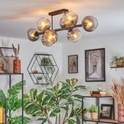 Koyoto Deckenleuchte Glas 15 Cm Klar, Rauchfarben, 8-flammig -Lampe Verkäufe koyoto deckenleuchte glas 15 cm h3900765 10