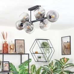 Koyoto Deckenleuchte Glas 15 Cm Klar, Rauchfarben, 8-flammig -Lampe Verkäufe koyoto deckenleuchte glas 15 cm h3900765 11