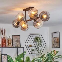 Koyoto Deckenleuchte Glas 15 Cm Klar, Rauchfarben, 8-flammig -Lampe Verkäufe koyoto deckenleuchte glas 15 cm h3900765 6