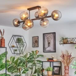 Koyoto Deckenleuchte Glas 15 Cm Klar, Rauchfarben, 8-flammig -Lampe Verkäufe koyoto deckenleuchte glas 15 cm h3900765 8