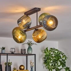 Koyoto Deckenleuchte Glas 15 Cm Blau, Gold, Grün, 6-flammig -Lampe Verkäufe koyoto deckenleuchte glas 15 cm h3940105 6