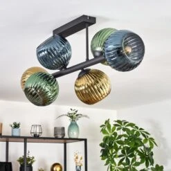 Koyoto Deckenleuchte Glas 15 Cm Blau, Gold, Grün, 6-flammig -Lampe Verkäufe koyoto deckenleuchte glas 15 cm h3940105 9