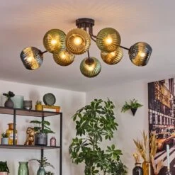 Koyoto Deckenleuchte Glas 15 Cm Blau, Gold, Grün, 8-flammig -Lampe Verkäufe koyoto deckenleuchte glas 15 cm h3947166 12