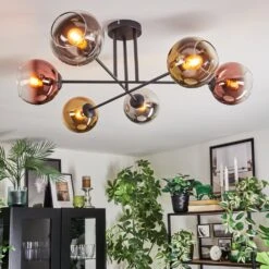 Koyoto Deckenleuchte Glas 15 Cm Chrom, Gold, Klar, Kupferfarben, Rauchfarben, 6-flammig -Lampe Verkäufe koyoto deckenleuchte glas 15 cm h3959312 10