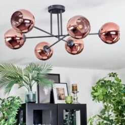 Koyoto Deckenleuchte Glas 15 Cm Kupferfarben, 6-flammig -Lampe Verkäufe koyoto deckenleuchte glas 15 cm h3959350 1