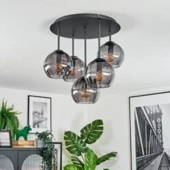 Koyoto Deckenleuchte Glas 15 Cm Rauchfarben, 5-flammig -Lampe Verkäufe koyoto deckenleuchte glas 15 cm h3962275 11