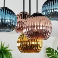 Koyoto Deckenleuchte Glas 15 Cm Blau, Gold, Kupferfarben, 5-flammig -Lampe Verkäufe koyoto deckenleuchte glas 15 cm h3964880 2